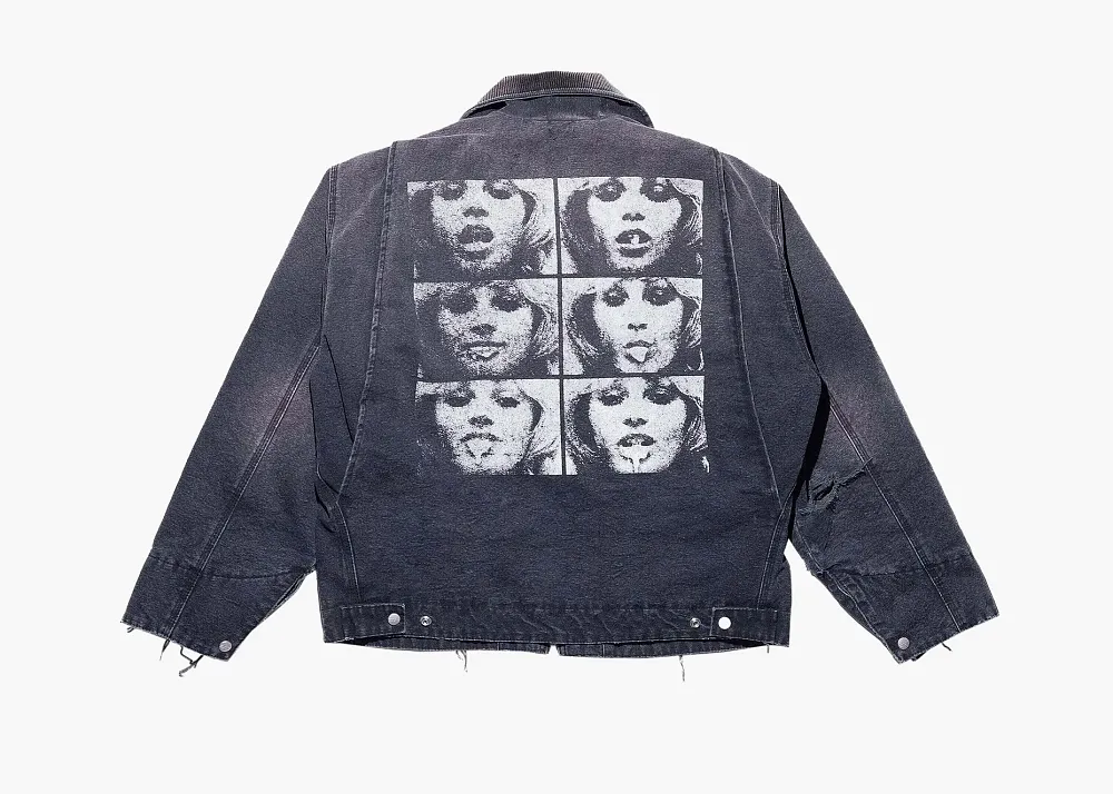 Enfants Riches Déprimés Blanket Lined Work Jacket Black
