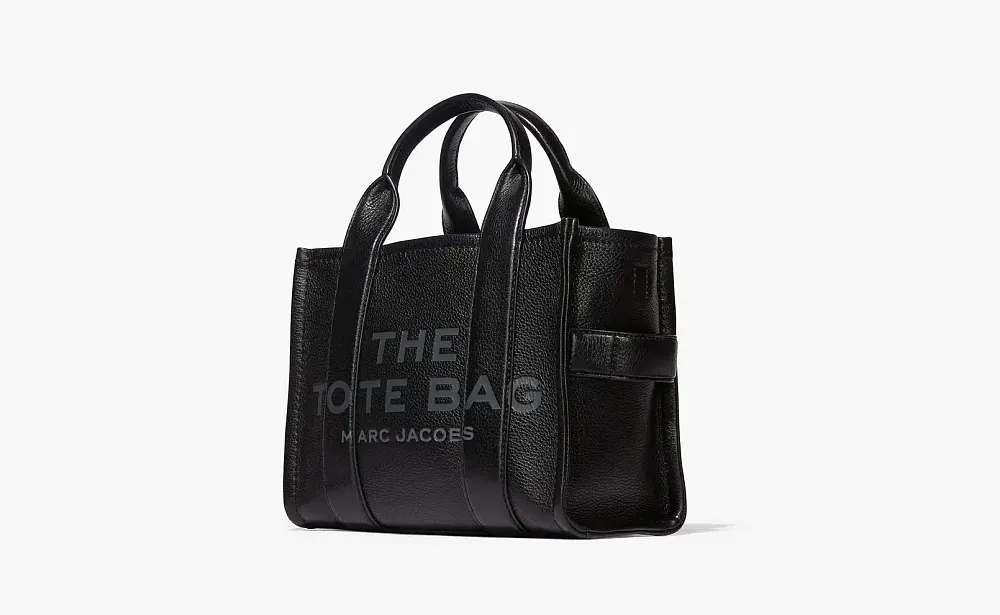 Marc Jacobs The Leather Small Tote Bag Black