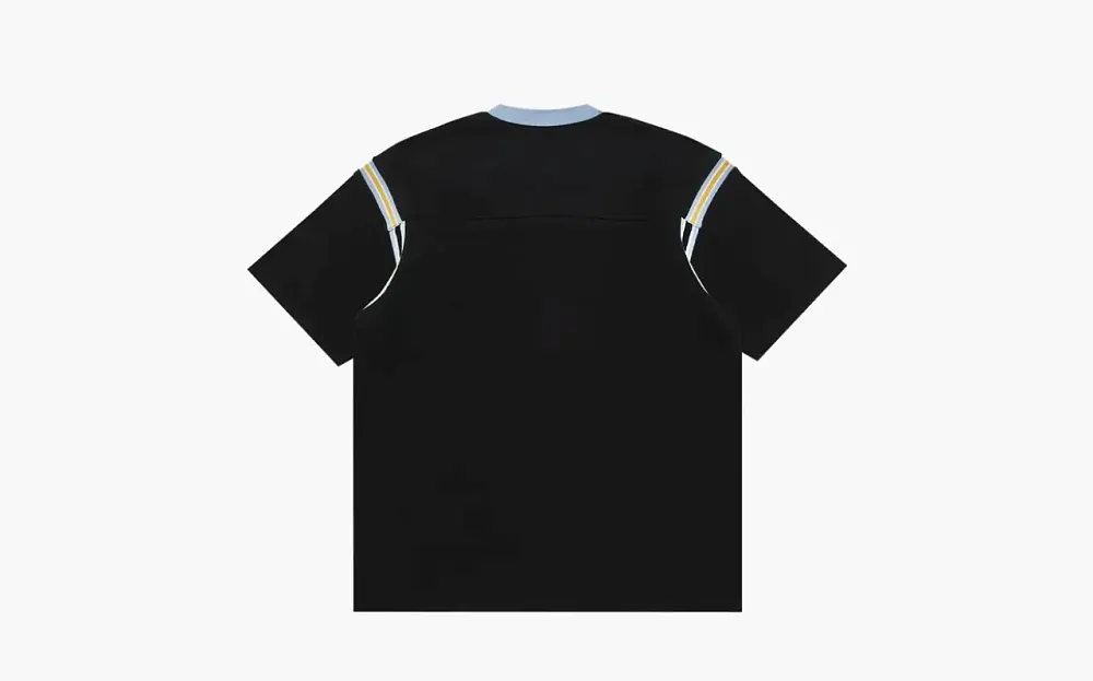 Supreme Split Short-Sleeve Football Top Black