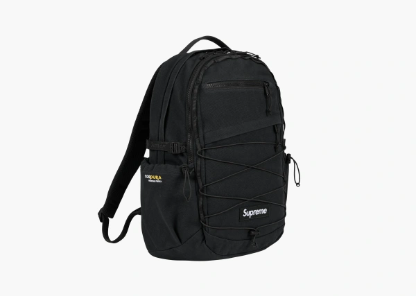 Supreme Logo Backpack (SS25) Black 