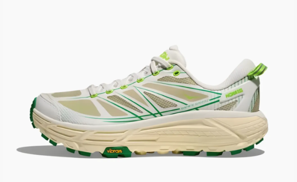 Hoka Mafate Speed 2 White Fresh Cut Grass 