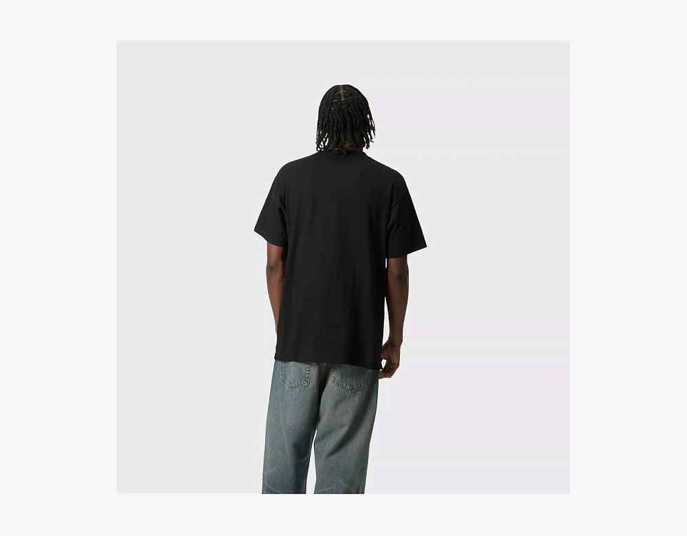 Carhartt WIP Label Script T-Shirt Black