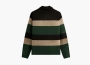 Kith Stripe Microsuede Tanner Pullover Black 