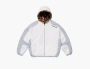 Supreme Faux Fur Reversible Hooded Track Jacket  White 