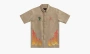 Cactus Jack by Travis Scott x Jordan Button Down Shirt Khaki/University Red 
