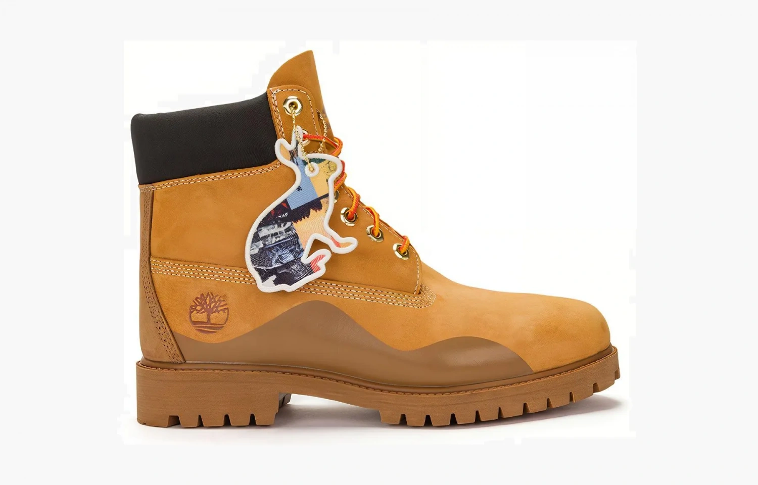 Timberland Heritage 6 Inch Waterproof Boot "Wheat Nubuck With Brown" 