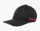 Gucci Original GG Canvas Baseball Hat with Web Black