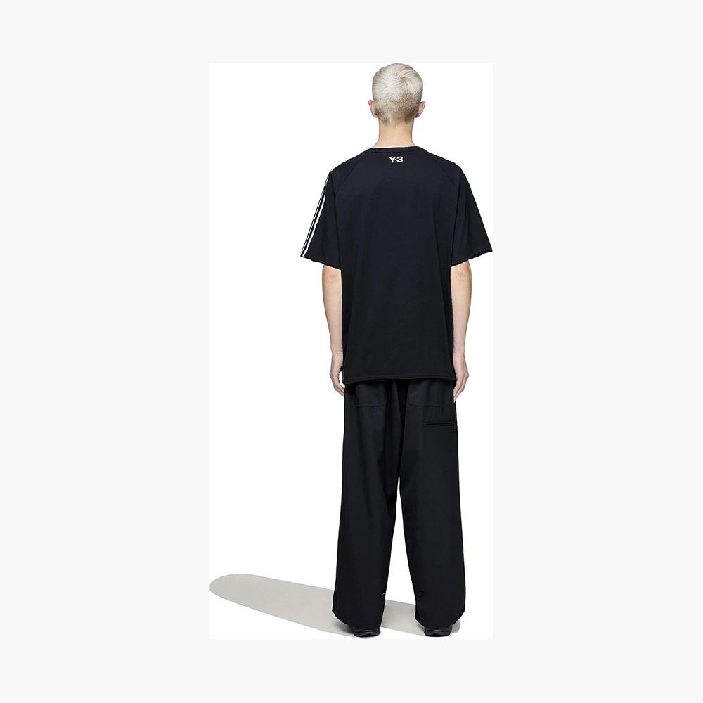 Y-3 3-Stripes Raglan Tee Black