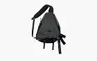 Nothomme Vintage Waterproof Commuter Cycling Sports Nylon Chest Bag Black