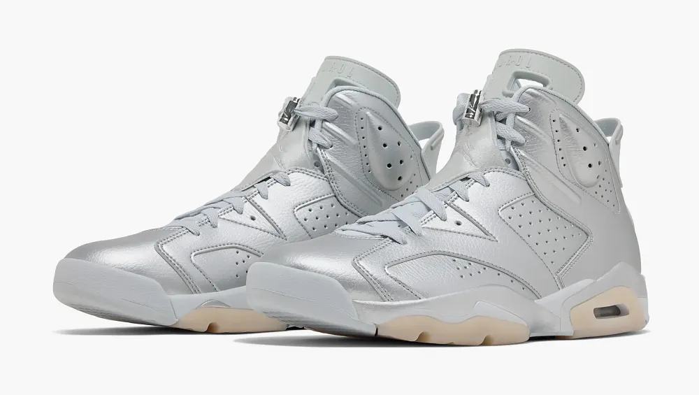 Air Jordan 6 Retro x Paris Saint-Germain Silver