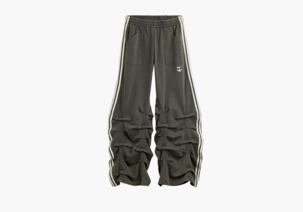 Adidas Originals x Avavav Pleated Track Ruched Pants Carbon 