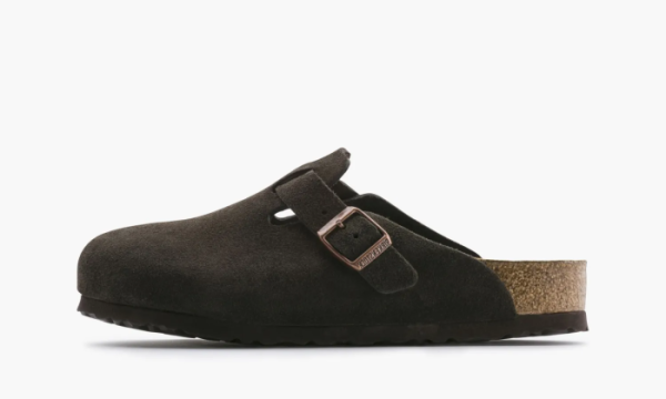 Birkenstock Boston Soft Footbed Suede Mocha 