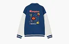 Champion Baseball Uniform Jacket Blue