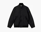 Stone Island Crinkle Reps NY Stand Collar Jacket Black