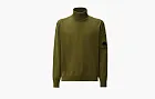 C.P. Company Extrafine Merino Wool Turtleneck Sweater Green