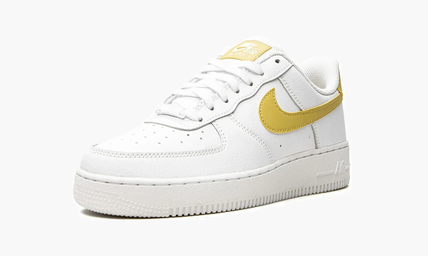 Air Force 1 LO MNS WMNS White / Saturn Gold 