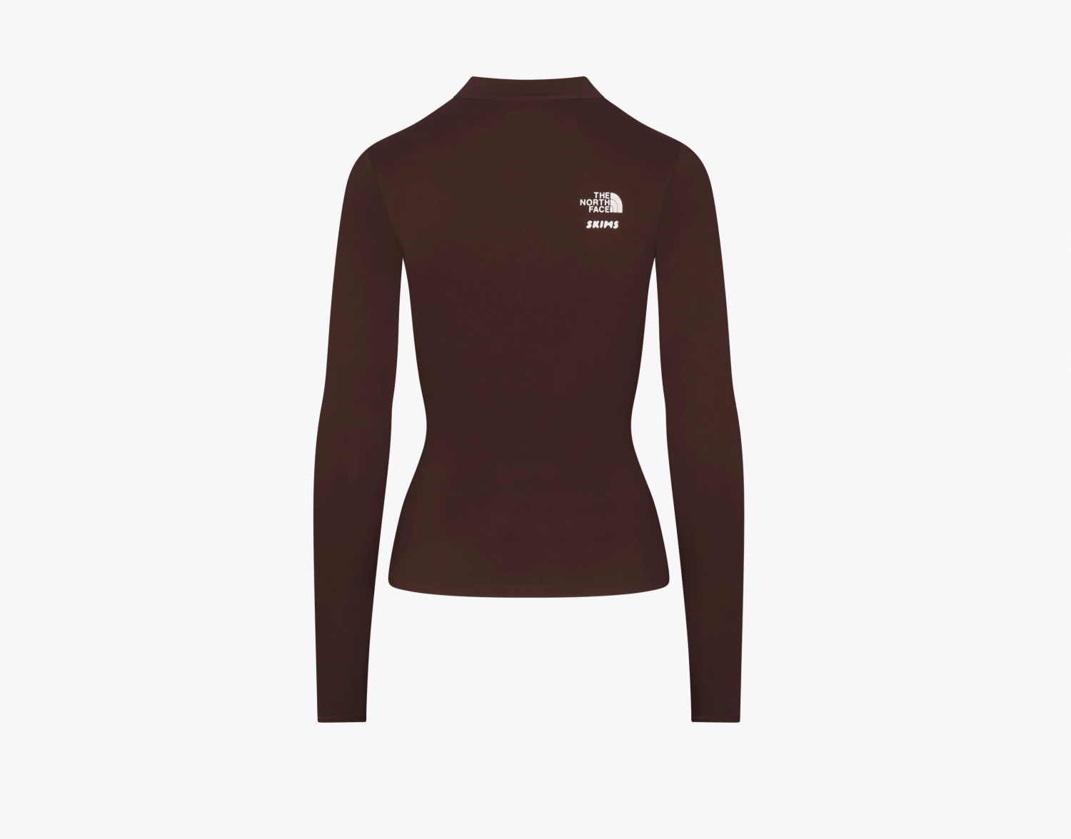 The North Face x SKIMS Refina Long Sleeve Top "Cocoa" 