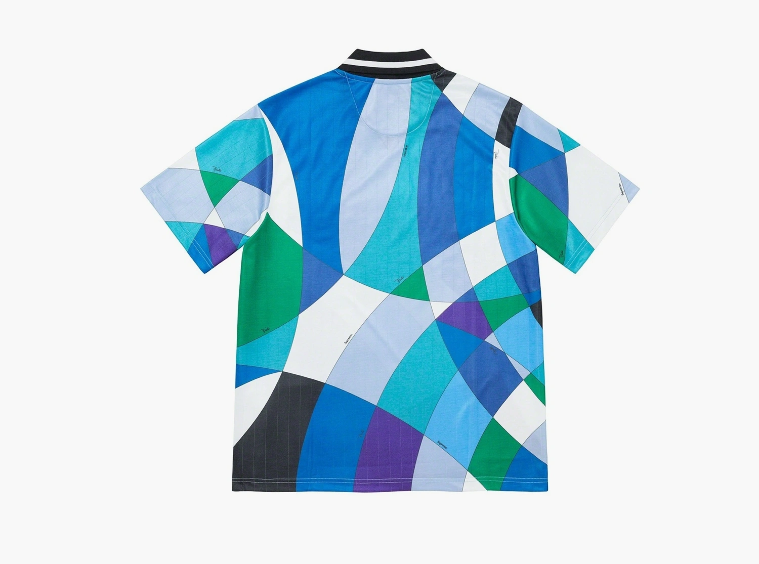 Supreme x Emilio Pucci Soccer Jersey Blue 