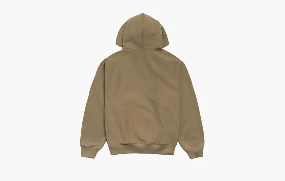 Stussy Double Stripe Embroidered Hoodie Army