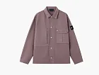 Stone Island Light Bull Denim-TC Overshirt Purple Grey