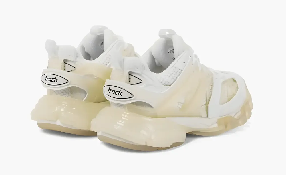 Balenciaga Track Clear Sole Low-Top Sports Shoes WMNS White