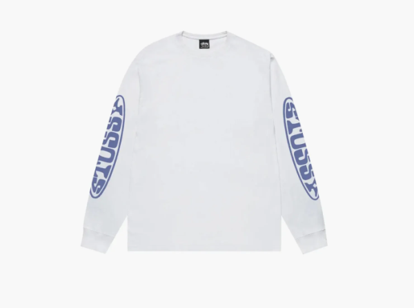 Stussy Pill L/S Tee  White 