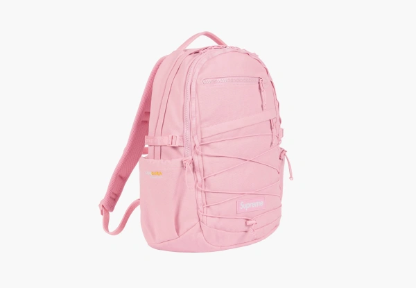 Supreme Logo Backpack (SS25) Light pink 