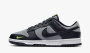 Nike Dunk Low "Black Cool Grey Volt Mini Swoosh" 