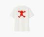 Kaws x Sesame Street x UNIQLO Logo Trendy Clothing Featured Tops T-Shirt White 