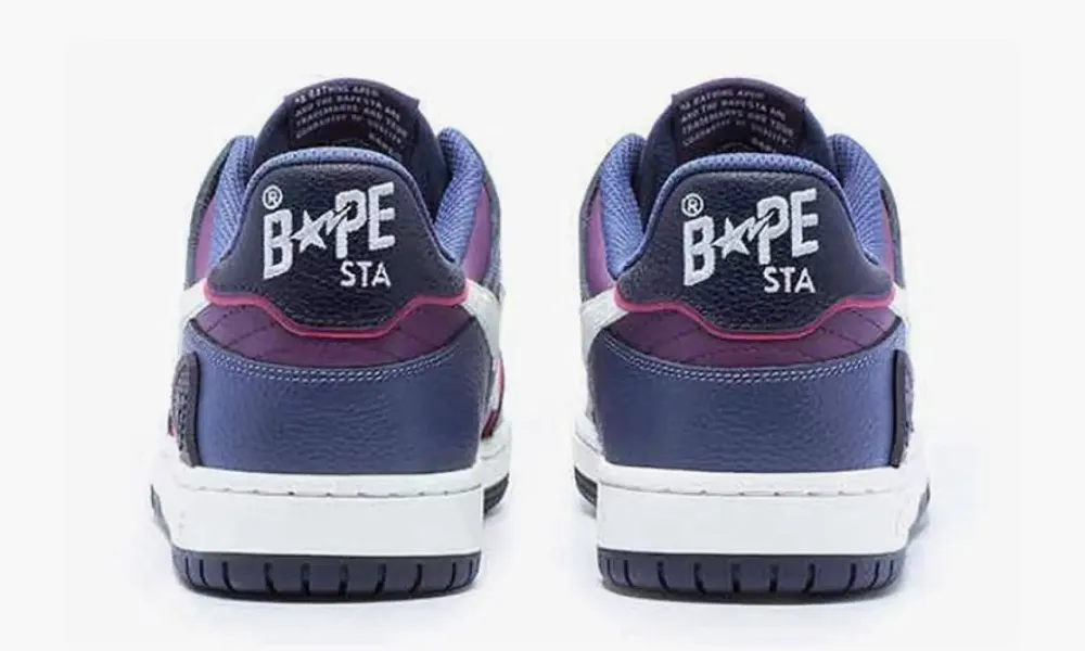A Bathing Ape BAPE SK8 Sta Purple White