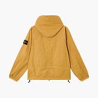 Stone Island Organic-Look Nylon Panama-TC Hooded Jacket Mustard