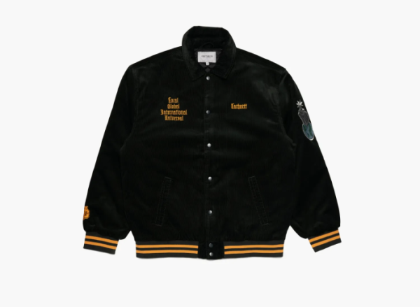 Carhartt WIP Letterman Jacket Dark Cedar 