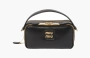 Miu Miu Leather hand shoulder bag "Black" 