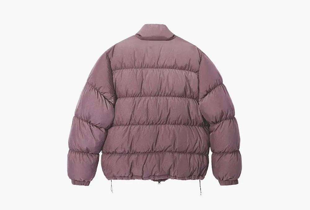 Stussy Ripstop Down Puffer Jacket Rose
