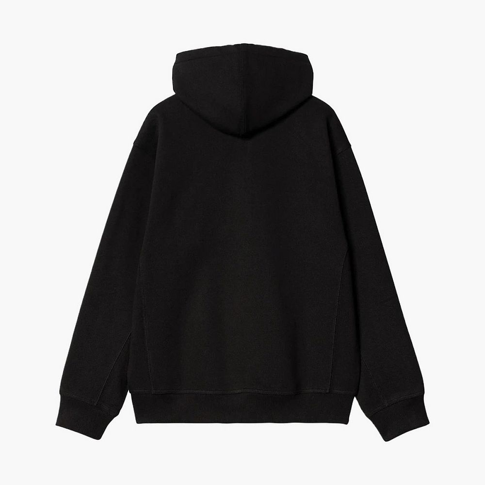 Carhartt WIP Hooded American Script Zip Jacket Black