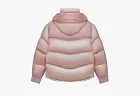 New Balance Cropped Hooded Down Jacket Pink