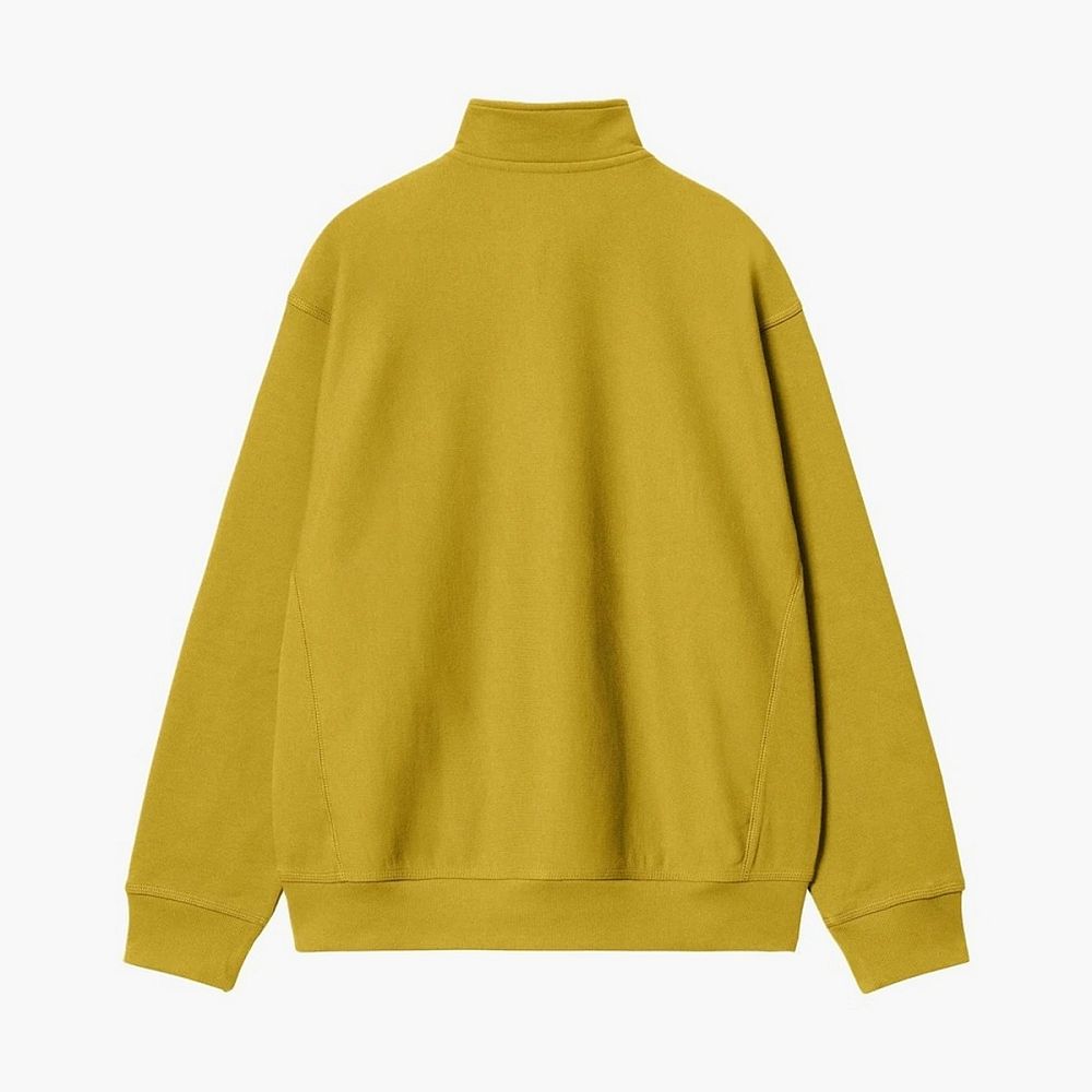 Carhartt WIP Half Zip American Script Sweatshirt Olive