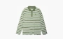 Chrome Hearts Matty Boy Limited Stripe Long Sleeve Polo Green 