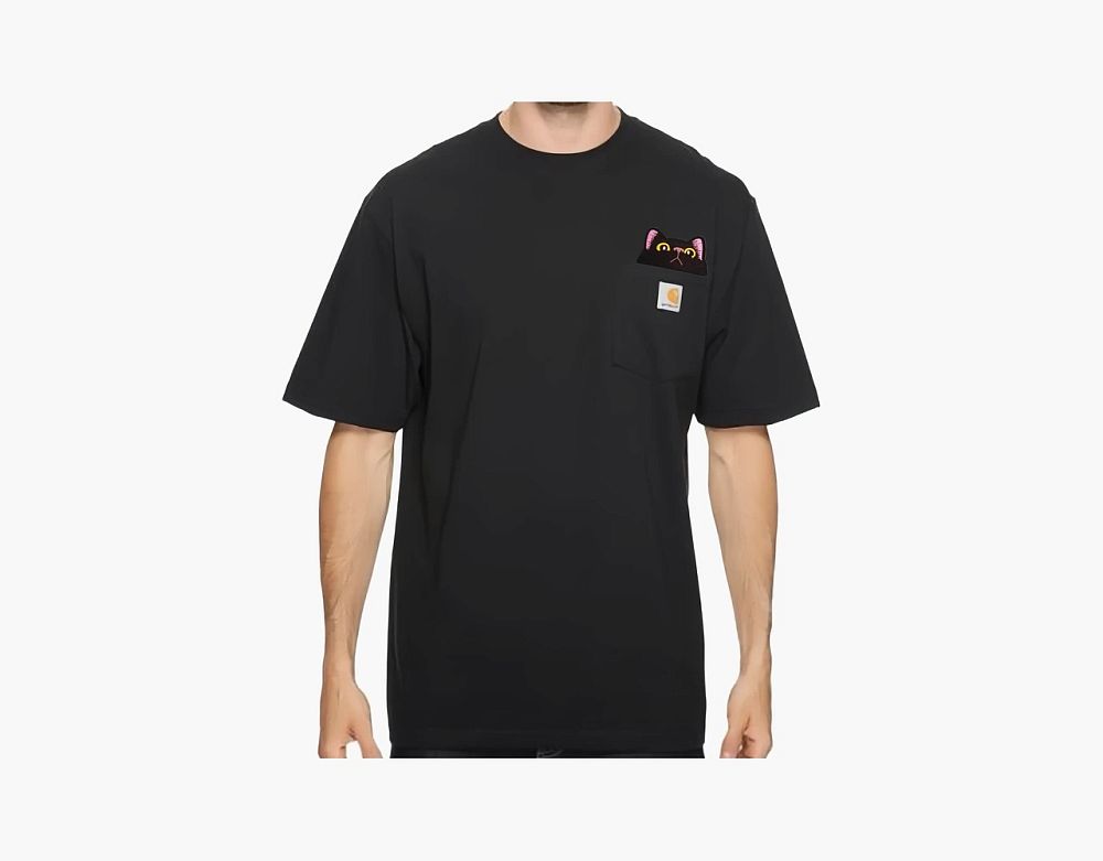 Carhartt Chest Logo T-Shirt Black