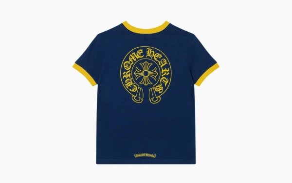 Chrome Hearts Roller Skates Horseshoe Tee Blue 