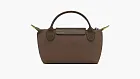Longchamp Le Pliage Green Handle Pouch Terra