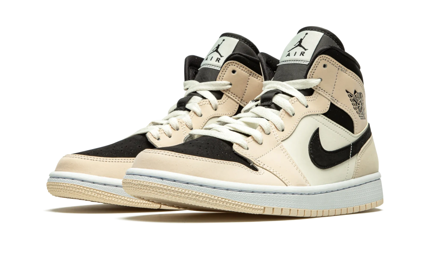 Air Jordan 1 Mid WMNS Barely Orange / Guava Ice 