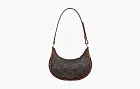 Celine Mini Ava in Triomphe Canvas and Calfskin Brown