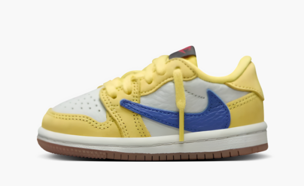 Travis Scott x Air Jordan 1 Retro Low OG SP PS Canary 