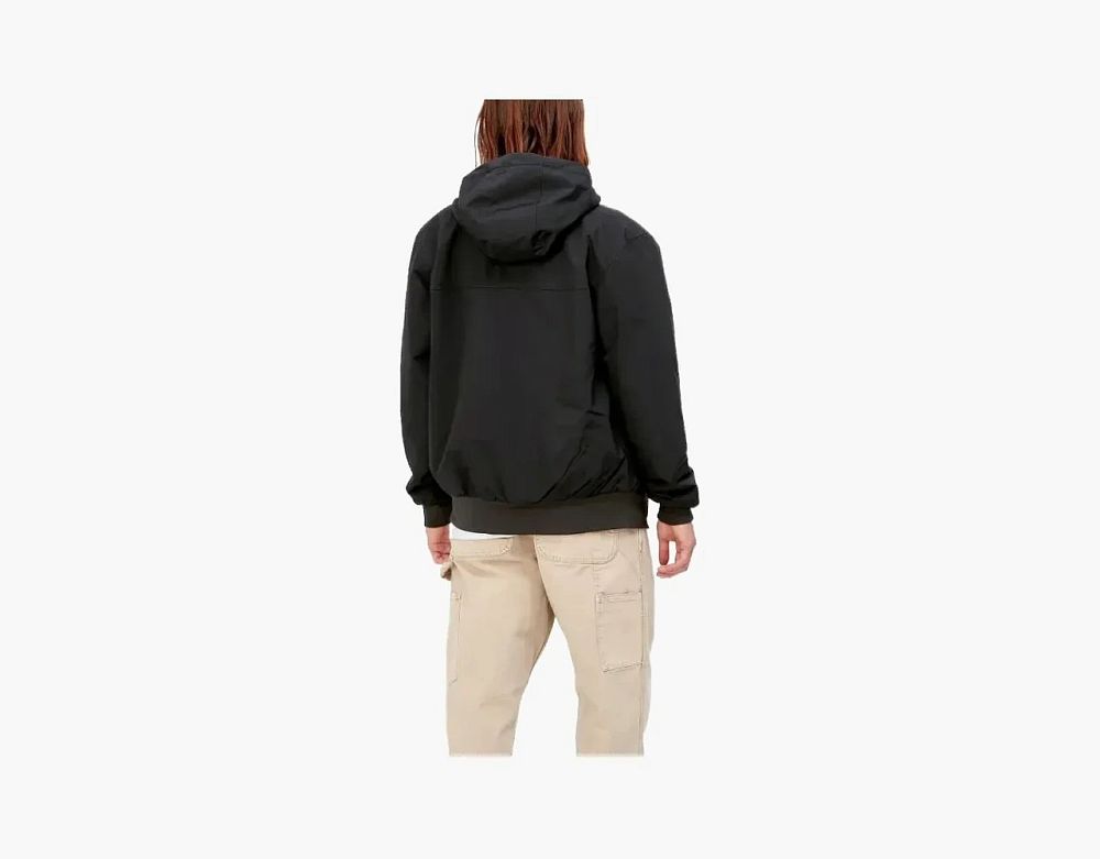 Carhartt WIP FW22 Hooded Sail Jacket - Black Logo