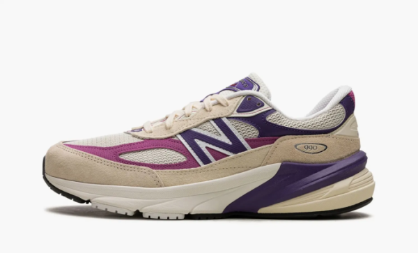 New Balance 990v6 x Teddy Santis Made in USA Macadamia Nut Magenta 