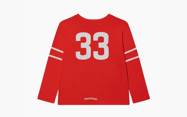 Chrome Hearts 33 Horseshoe Logo Long Sleeve Red 
