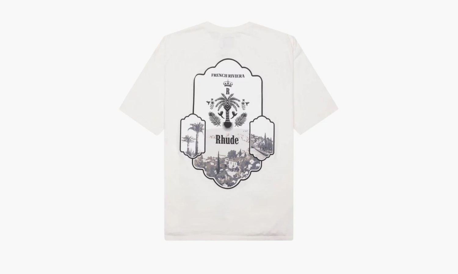 RHUDE Azur Mirror Tee "Vintage White" 