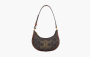 Celine Mini Ava in Triomphe Canvas and Calfskin Brown 