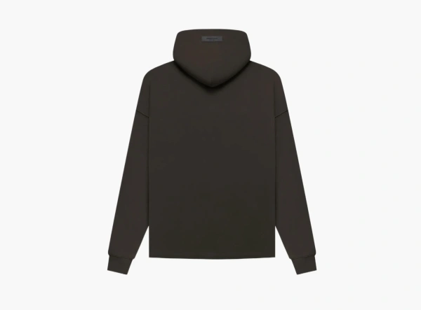 Fear of God Essentials Relaxed Hoodie Off Black  Fear of God Essentials Relaxed Hoodie Off Black